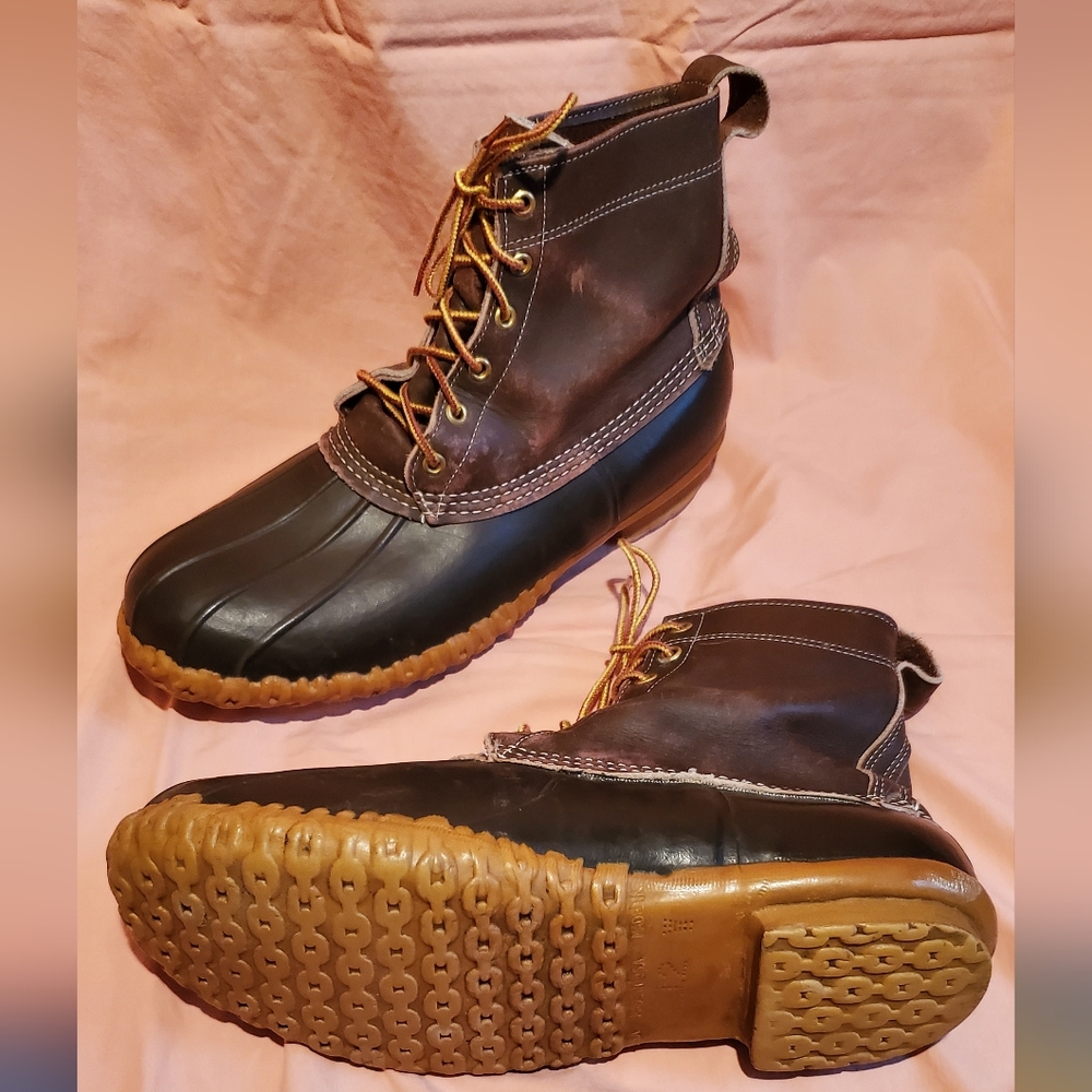 LL Bean Boot - Duck Boot - Maine Hunting Shoe (8-inch / dark brown)